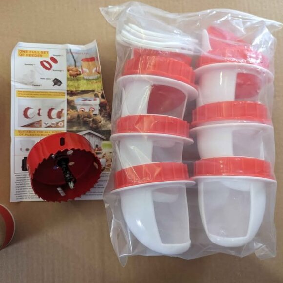 2 sets of 8PC, DIY Chicken feeder kits. Lots available. Brand new. - Picture 4 of 5